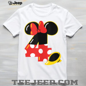 Disney Minnie Numbers 4 Fourth 4th Birthday Party Gift Shirt