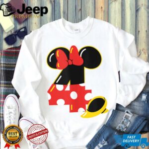 Disney Minnie Numbers 4 Fourth 4th Birthday Party Gift Shirt