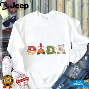 Disney Moana Letters Dada Father's Day Birthday Gift Shirt