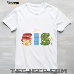 Disney Moana Letters Little Sis Family Trip Vacation Shirt