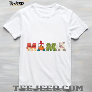 Disney Moana Letters _Mama_ Mother's Day Birthday Gift Shirt