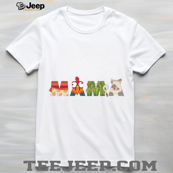 Disney Moana Letters _Mama_ Mother’s Day Birthday Gift Shirt