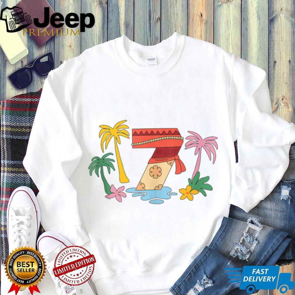 Disney Moana Numbers 7 Seventh 7th Birthday Party Gift Shirt Disney Moana Numbers 7 Seventh 7th Birthday Party Gift Shirt