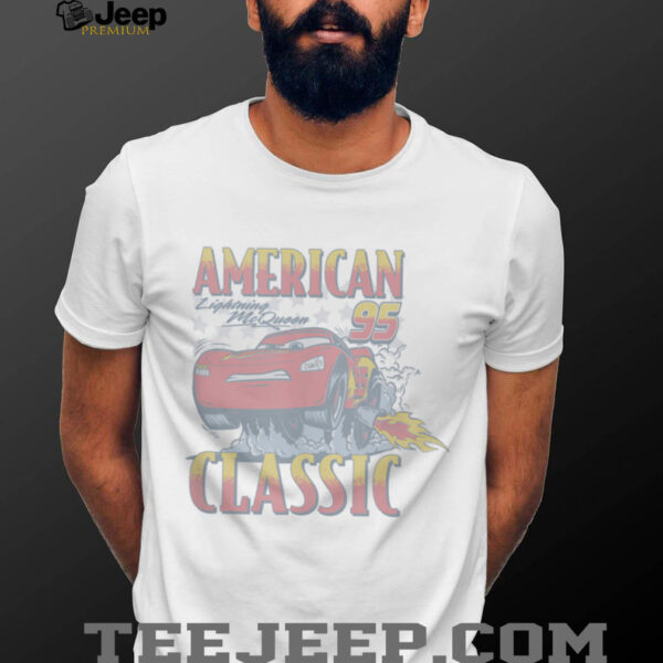 Disney Pixar Cars 4th Of July McQueen American Classic Retro Shirt