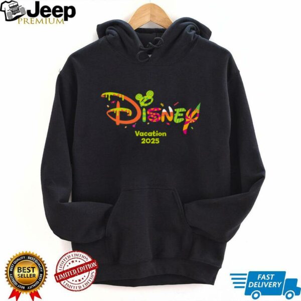 Disney Vacation 2025 Halloween Treats Script Logo Group Trip Shirt