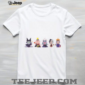 Disney Villains Kawaii Chibi Evil Queens Shirt