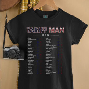 Donald Trump tariff Man tour American liberation day shirt0