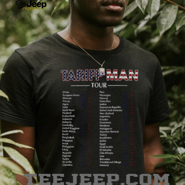 Donald Trump tariff Man tour American liberation day shirt