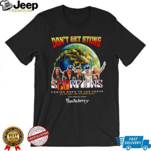 Dont get strong coming home to Las Vegas 60 years of Scorpions shirt3