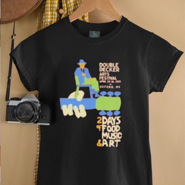 Double decker arts festival with our Squarestock shirt