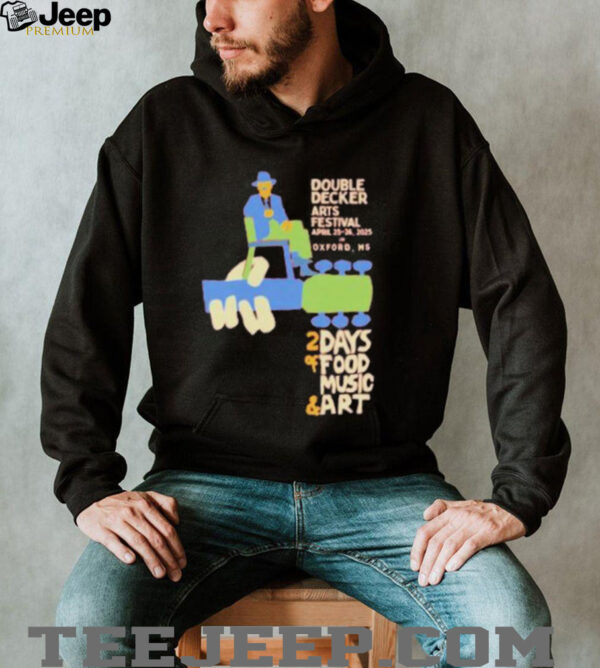 Double decker arts festival with our Squarestock shirt