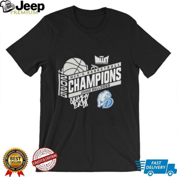 Drake Bulldogs 2025 Missouri Valley Men’s Basketball Tournament Champions Shirt
