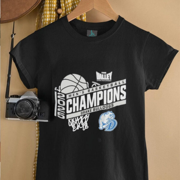 Drake Bulldogs 2025 Missouri Valley Men’s Basketball Tournament Champions Shirt