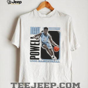 Drake Powell UNC basketball cartoon shirt