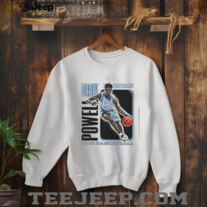 Drake Powell UNC basketball cartoon shirt