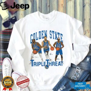 Draymond Green Steph Curry and Jimmy Butler III Golden State Triple Threat signature shirt1