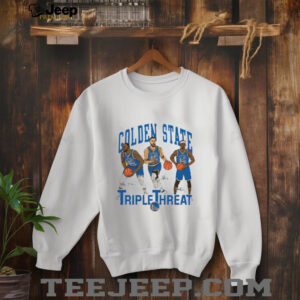 Draymond Green Steph Curry and Jimmy Butler III Golden State Triple Threat signature shirt2