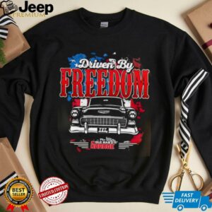 Driven By Freedom Car graphic retro shirt1