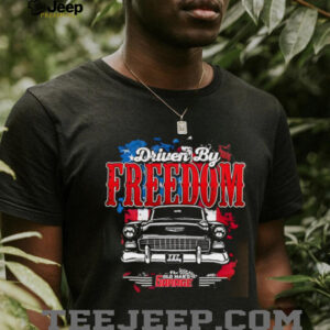 Driven By Freedom Car graphic retro shirt5