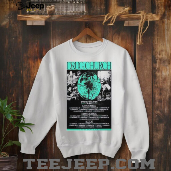 Drug Church Spring Summer Tour 2025 Poster shirt