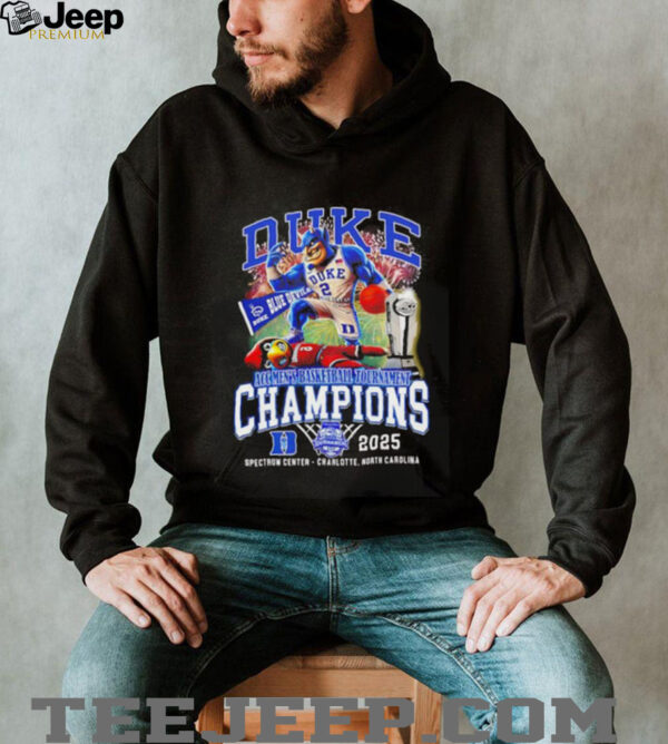 Duke Blue Devils ACC Men’s Basketball Tournament Champions 2025 mascot shirt
