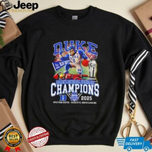 Duke Blue Devils ACC Mens Basketball Tournament Champions 2025 mascot shirt1