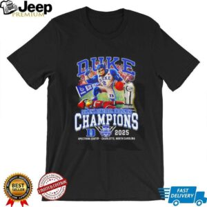 Duke Blue Devils ACC Mens Basketball Tournament Champions 2025 mascot shirt2