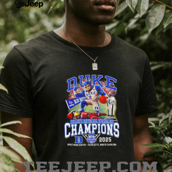Duke Blue Devils ACC Men’s Basketball Tournament Champions 2025 mascot shirt