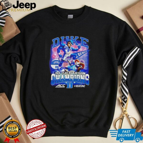 Duke Blue Devils beat North Carolina Tar Heels ACC Regular season champions 2025 shirt