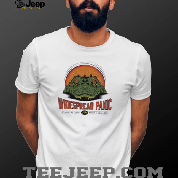 Widespread Panic St. Augustine FL March 21 23 2025 shirt