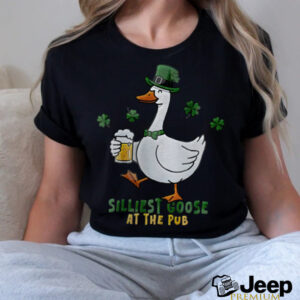 Embroidered Silliest Goose At The Pub St. Patrick’s Day Shirt