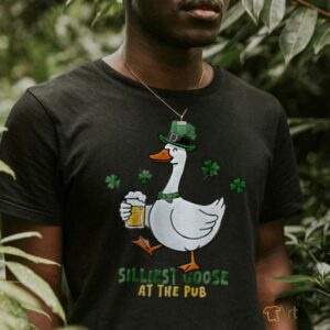 Embroidered Silliest Goose At The Pub St. Patricks Day Shirt3