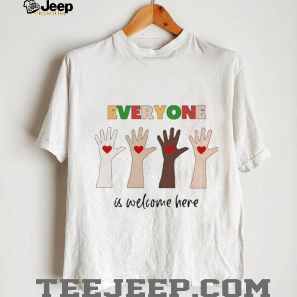 Everyone is Welcome here Idaho teacher shirt
