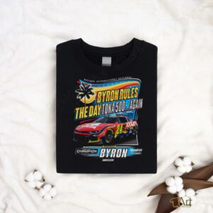 Exclusive William Byron 2025 Daytona 500 Champion T Shirt2
