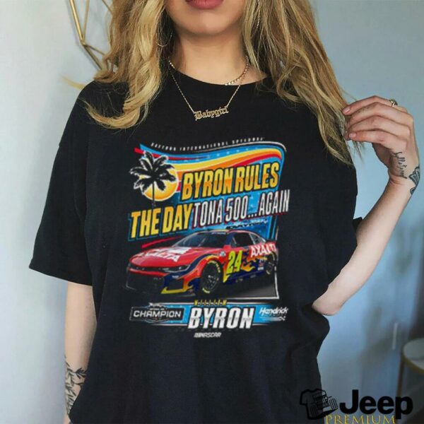 Exclusive William Byron 2025 Daytona 500 Champion T Shirt