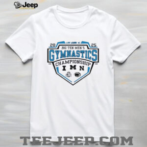 FQM16JPJ Big Ten Fanaticity 2025 Big Ten Mens Gymnastics Tournament shirt2