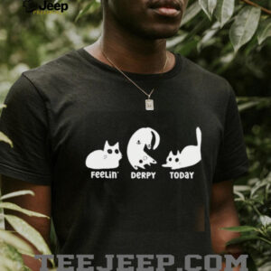 Feelin Derpy Today Cat Printed Casual shirt5