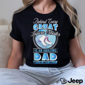 Figure Skating Dad Proud Ice Skater Father Supporter Skate Shirt