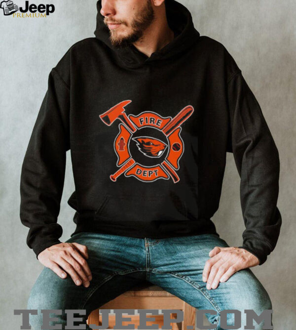 Fire dept Baltimore Orioles baseball shirt