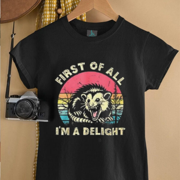 First of all i’m a delight angry possum trash panda shirt