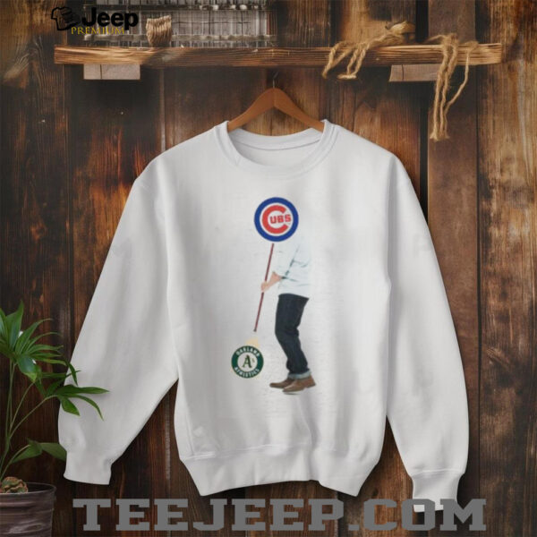 First sweep of the season Chicago Cubs win Oakland Athletics shirt