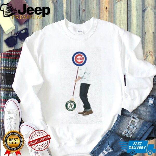 First sweep of the season Chicago Cubs win Oakland Athletics shirt