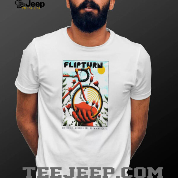 Flipturn March 15th 2025 Mission Ballroom Denver CO Show shirt