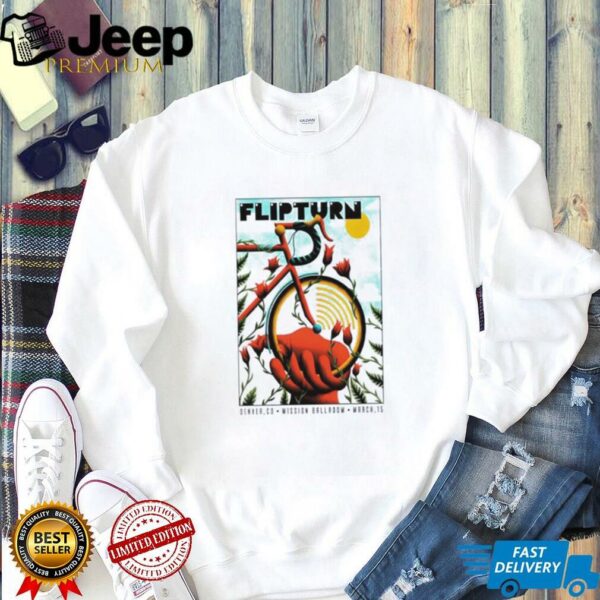Flipturn March 15th 2025 Mission Ballroom Denver CO Show shirt