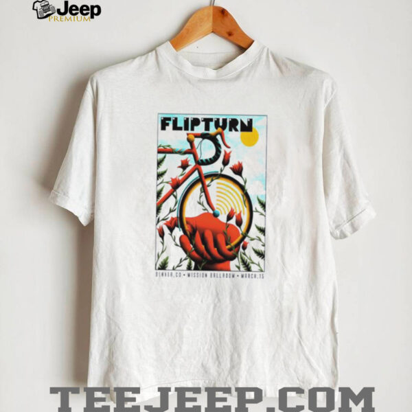 Flipturn March 15th 2025 Mission Ballroom Denver CO Show shirt