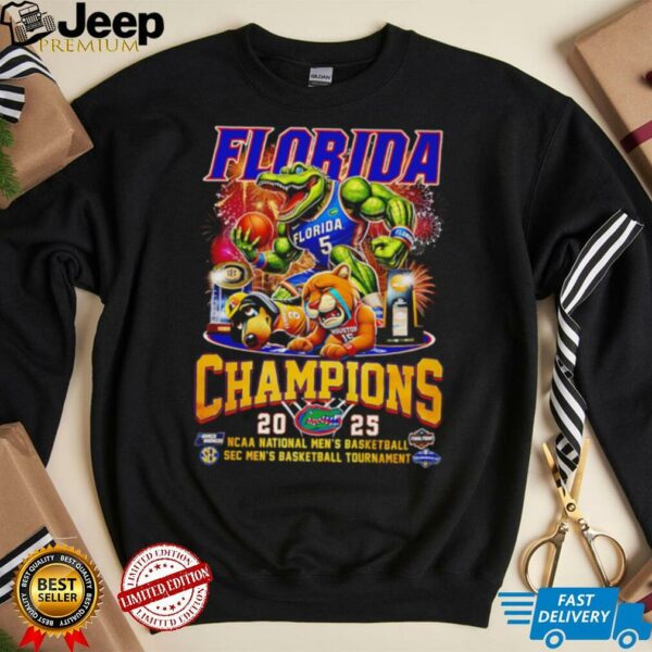 Florida Florida Champions 2025 Ncaa National Men’s Basketball Sec Men’s Basketball Tournament shirt