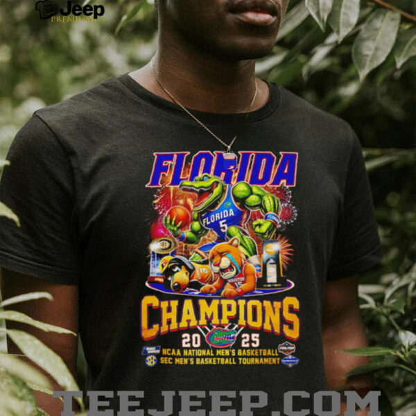 Florida Florida Champions 2025 Ncaa National Men’s Basketball Sec Men’s Basketball Tournament shirt