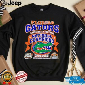 Florida Gators 2006 Basketball Football National Champions Victory Shirt1