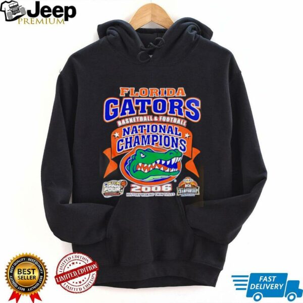 Florida Gators 2006 Basketball Football National Champions Victory Shirt