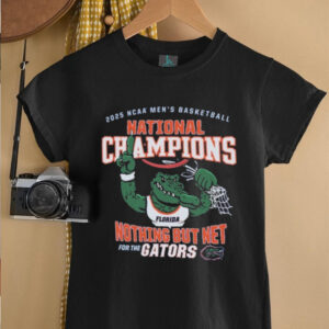 Florida Gators 2025 NCAA Mens Basketball National Champions Nothing But Net For The Gators Mascot T Shirts2